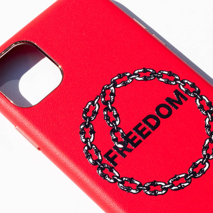 FREEDOM-iPhone 11 Pro Max Leather Kılıf