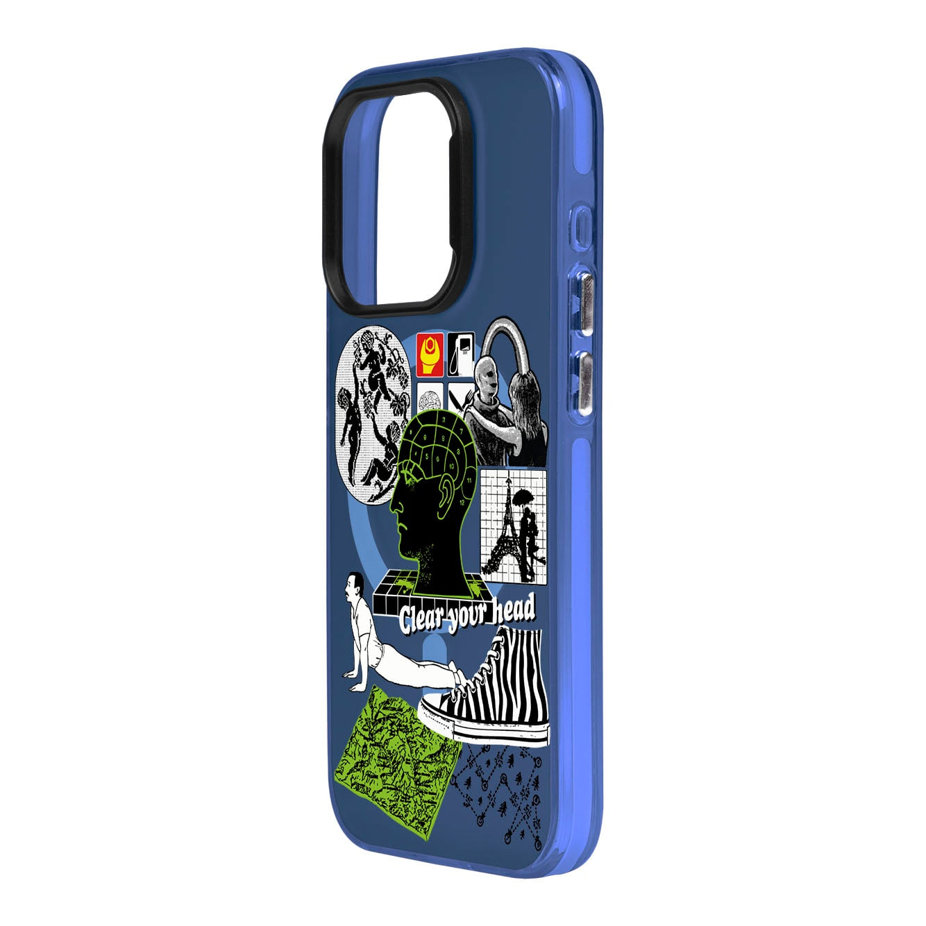 CLEAR YOUR HEAD-Hold Kılıf MagSafe Özellikli - iPhone 15 Pro Max