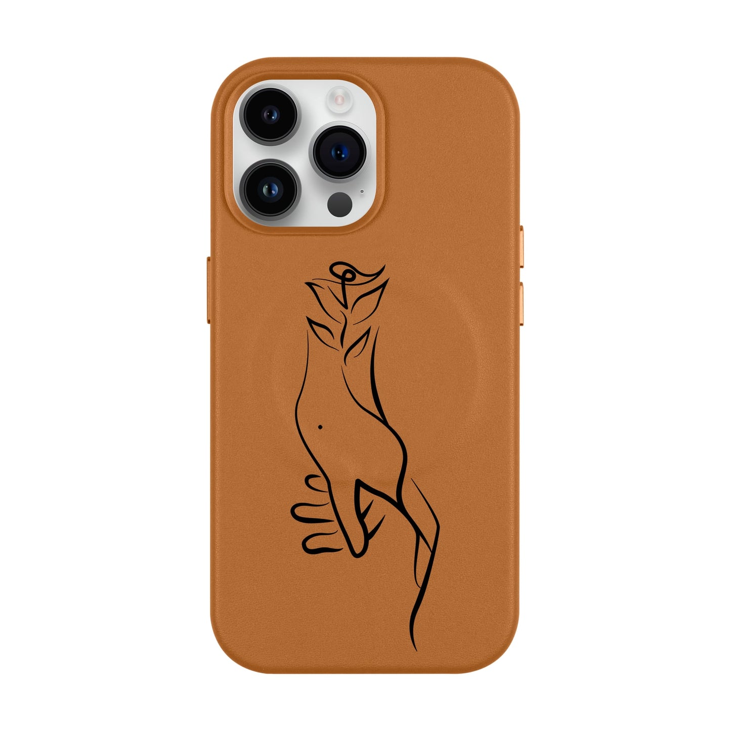 TOUCH-iPhone 14 Pro Max Leather Kılıf MagSafe Özellikli