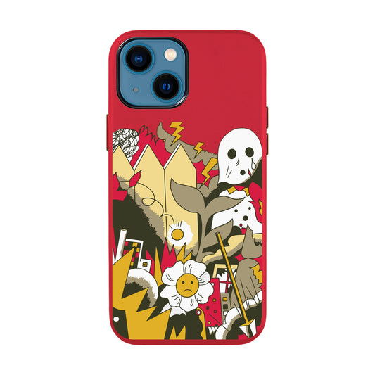 EVERYTHING IS BURNING-iPhone 14 Leather Kılıf