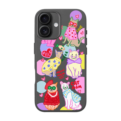CAT MOM-iPhone 16 Plus Leather Premium Kılıf MagSafe Özellikli