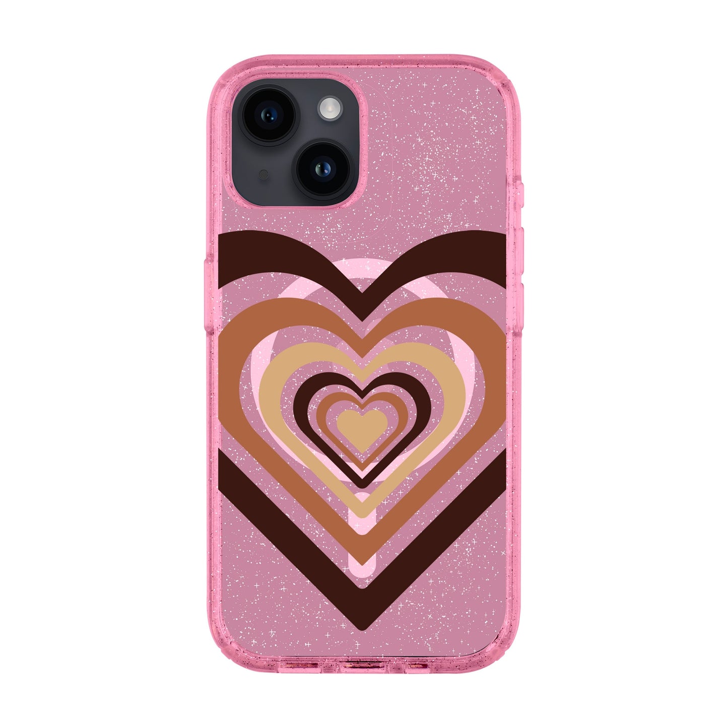 HEART-iPhone 14 Shiny Kılıf MagSafe Özellikli