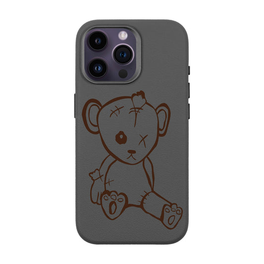 BABY BEAR-iPhone 14 Pro Max Leather Premium Kılıf MagSafe Özellikli