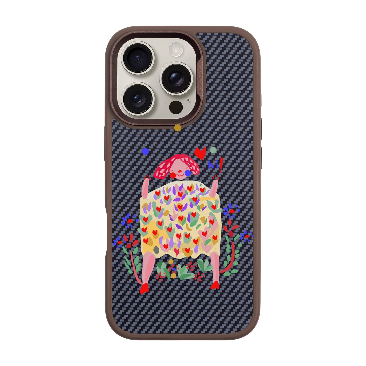 ÜÇ TOP-iPhone 16 Pro Plaid Kılıf MagSafe Özellikli