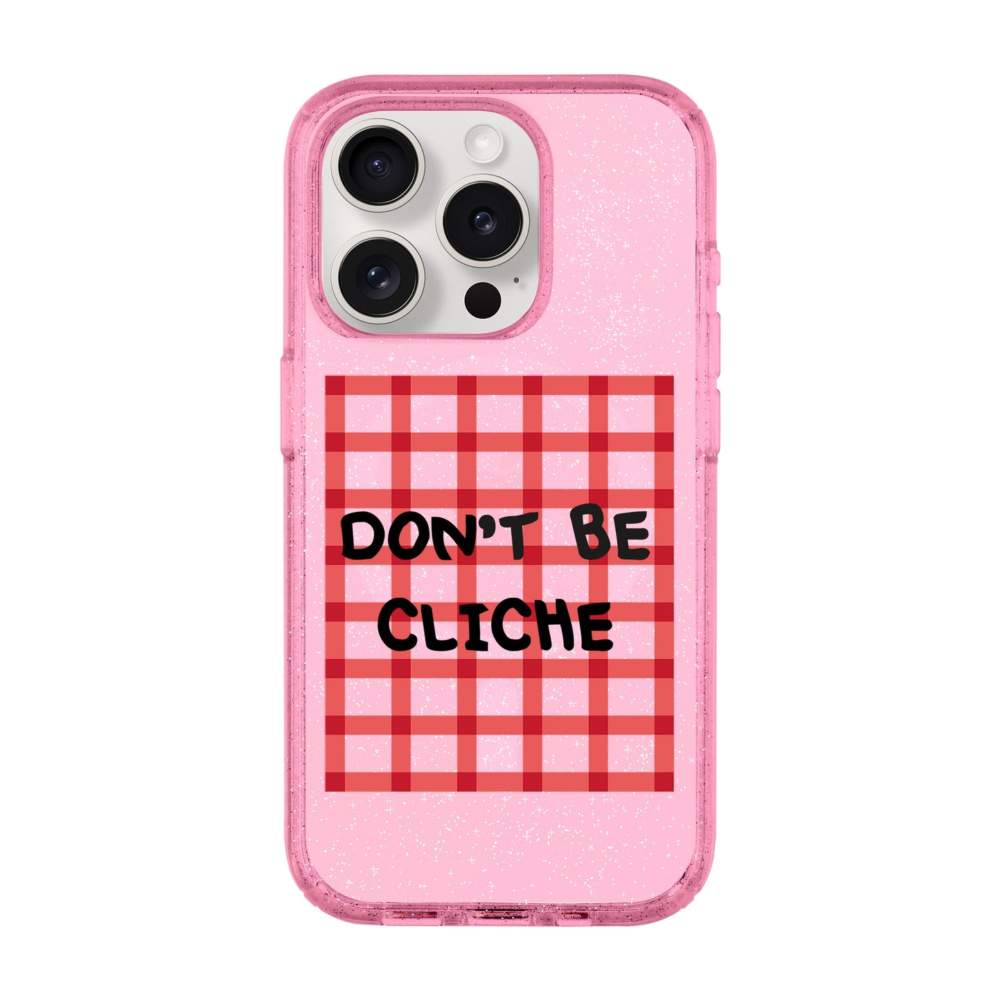 DON'T BE CLICHE-iPhone 15 Pro Shiny Kılıf MagSafe Özellikli