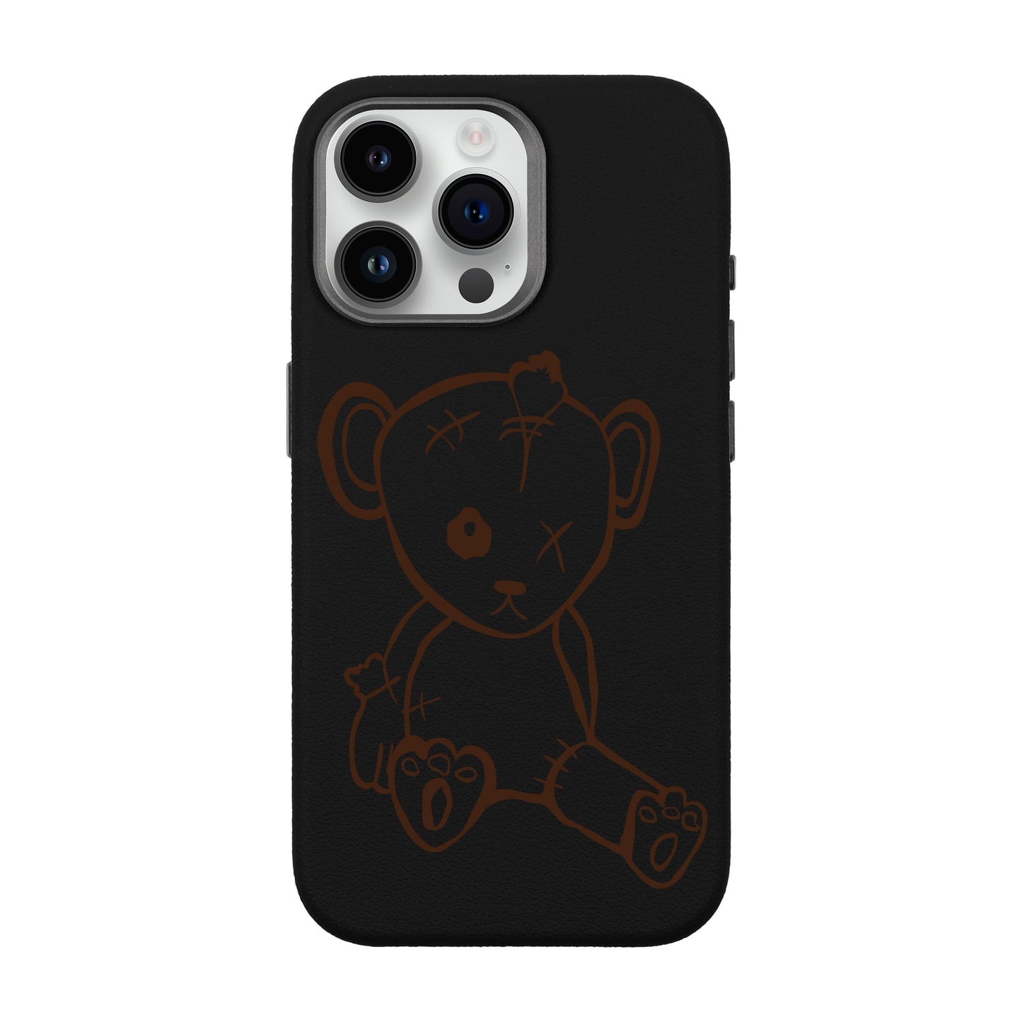 BABY BEAR-iPhone 14 Pro Max Leather Premium Kılıf MagSafe Özellikli