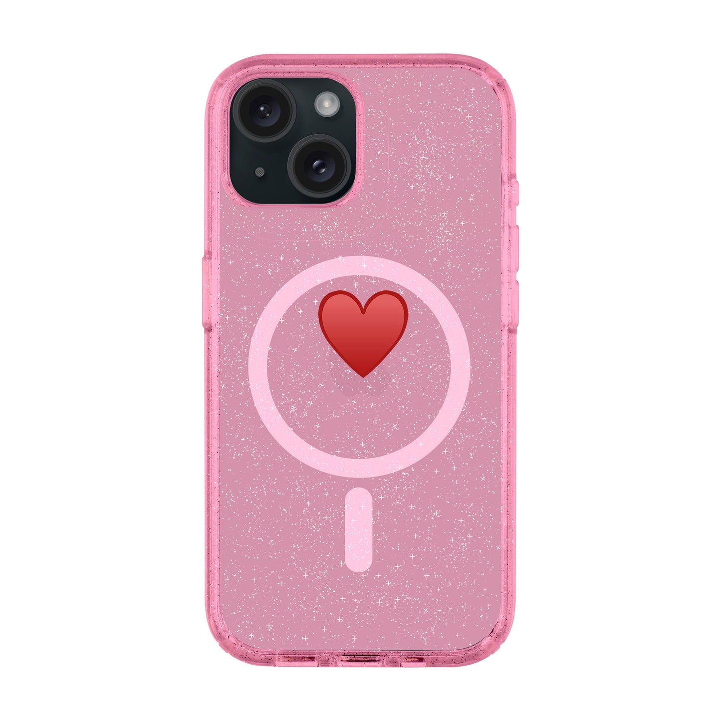 SPREAD HEART-iPhone 15 Plus Shiny Kılıf MagSafe Özellikli