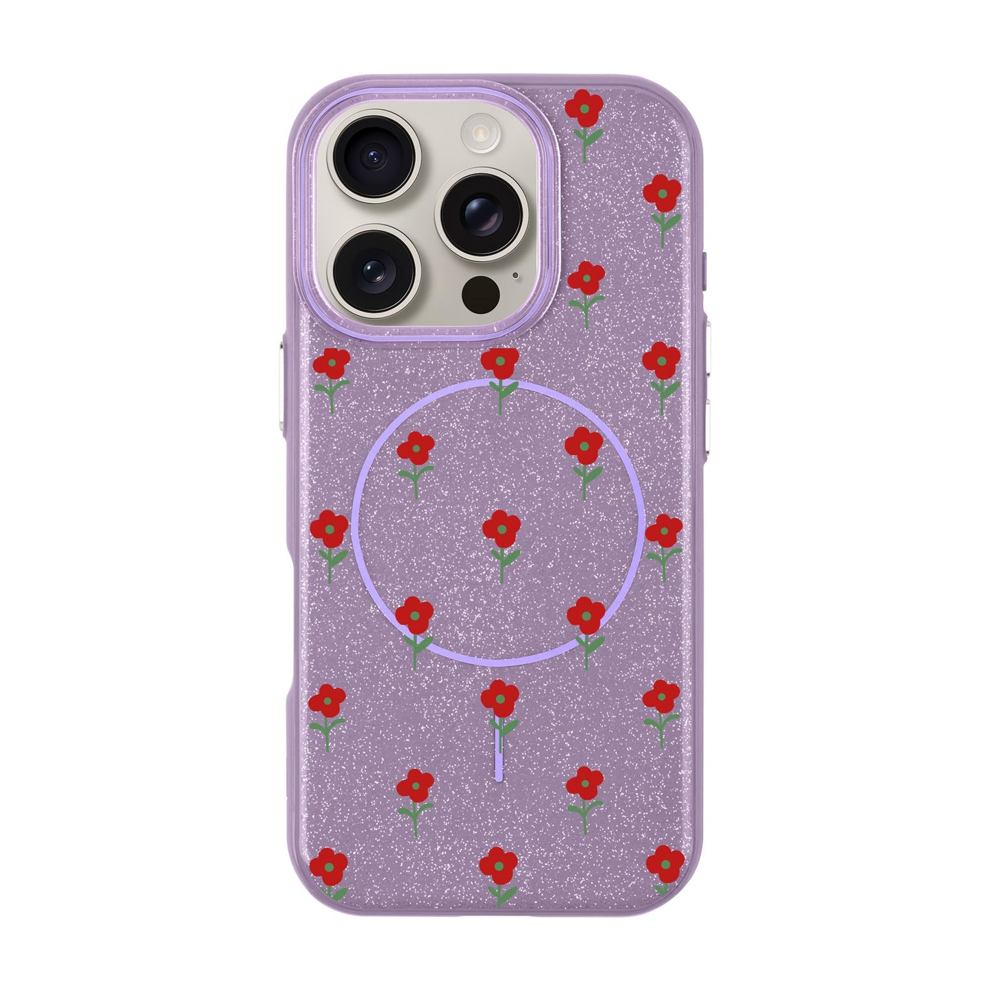 FLOWER POWER-iPhone 16 Pro Radiant Kılıf MagSafe Özellikli