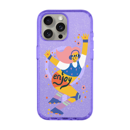 ENJOY-iPhone 15 Pro Max Shiny Kılıf MagSafe Özellikli