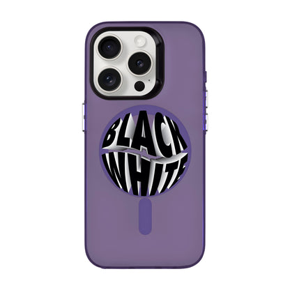 BLACK WHITE-iPhone 13 Pro Hold Kılıf MagSafe Özellikli