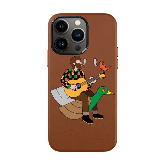 BIRDS OF A FEATHER-iPhone 13 Pro Max Leather Kılıf