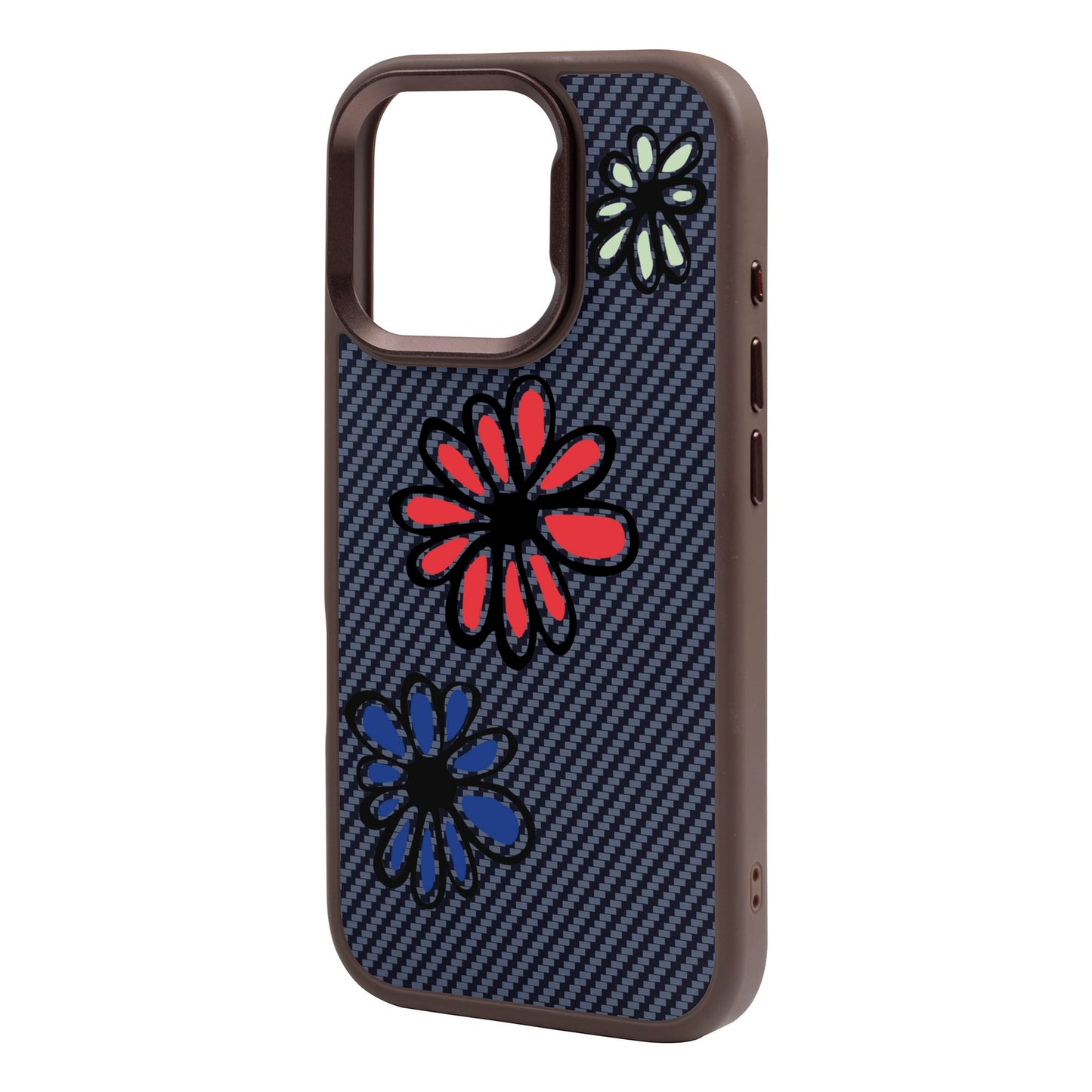 FLORIST-iPhone 16 Pro Max Plaid Kılıf MagSafe Özellikli