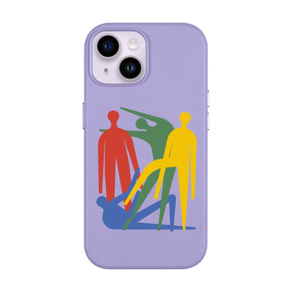 MANBOS-Leather Kılıf MagSafe Özellikli - iPhone 13