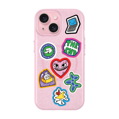 TŌTEN STICKERZ-iPhone 15 Plus Radiant Kılıf MagSafe Özellikli