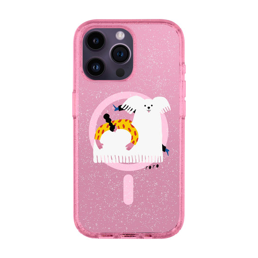 FANCY DOG-iPhone 14 Pro Max Shiny Kılıf MagSafe Özellikli