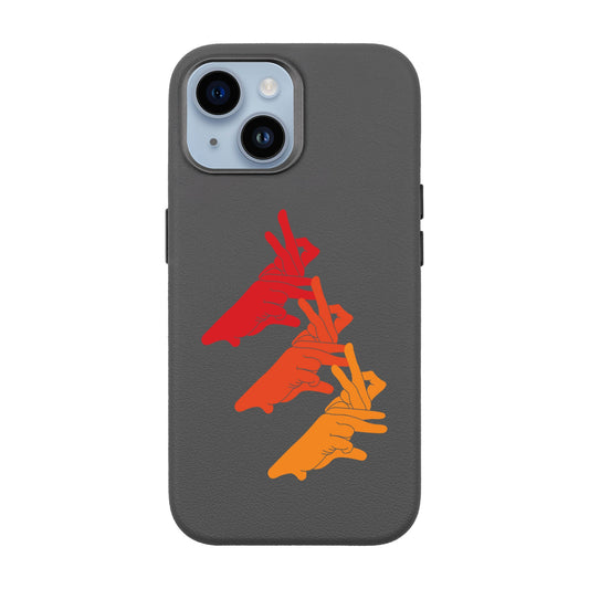 BUNNY MARCH-iPhone 14 Leather Premium Kılıf MagSafe Özellikli