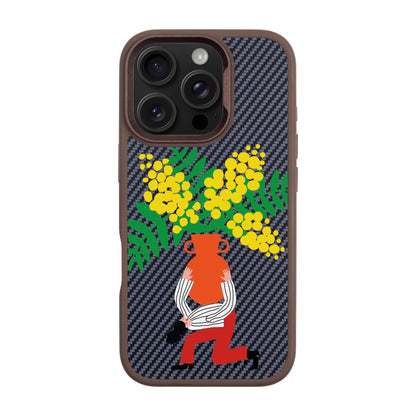 VASE-iPhone 16 Pro Plaid Kılıf MagSafe Özellikli