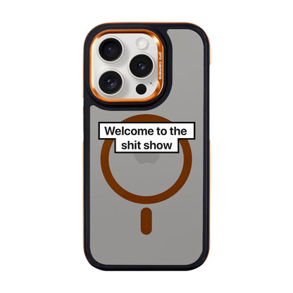 WELCOME-iPhone 15 Pro Dark Kılıf MagSafe Özellikli