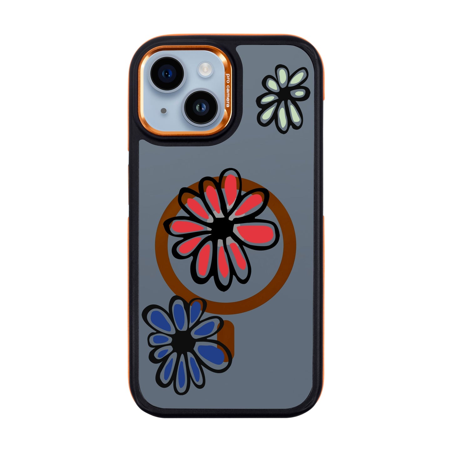 FLORIST-Dark Kılıf MagSafe Özellikli - iPhone 14