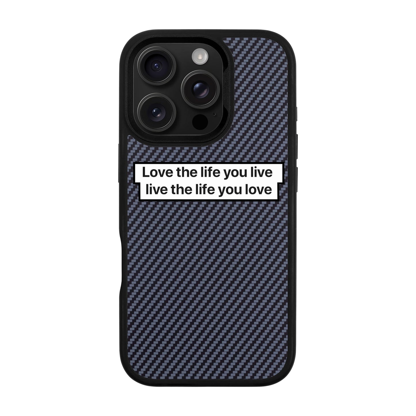 LOVE THE LIFE-iPhone 16 Pro Plaid Kılıf MagSafe Özellikli