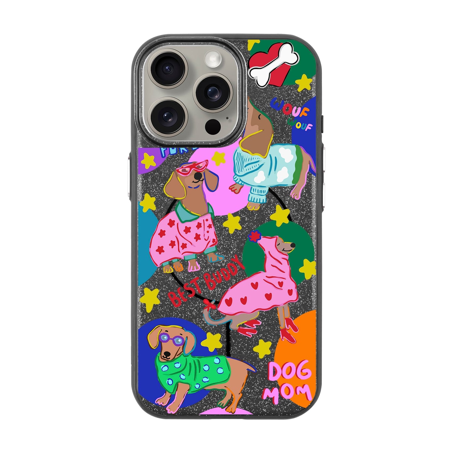 DOG MOM-iPhone 15 Pro Max Radiant Kılıf MagSafe Özellikli