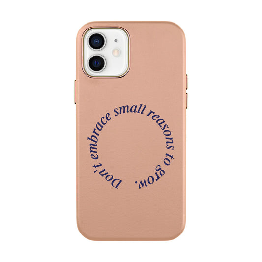GROW-iPhone 14 Leather Kılıf