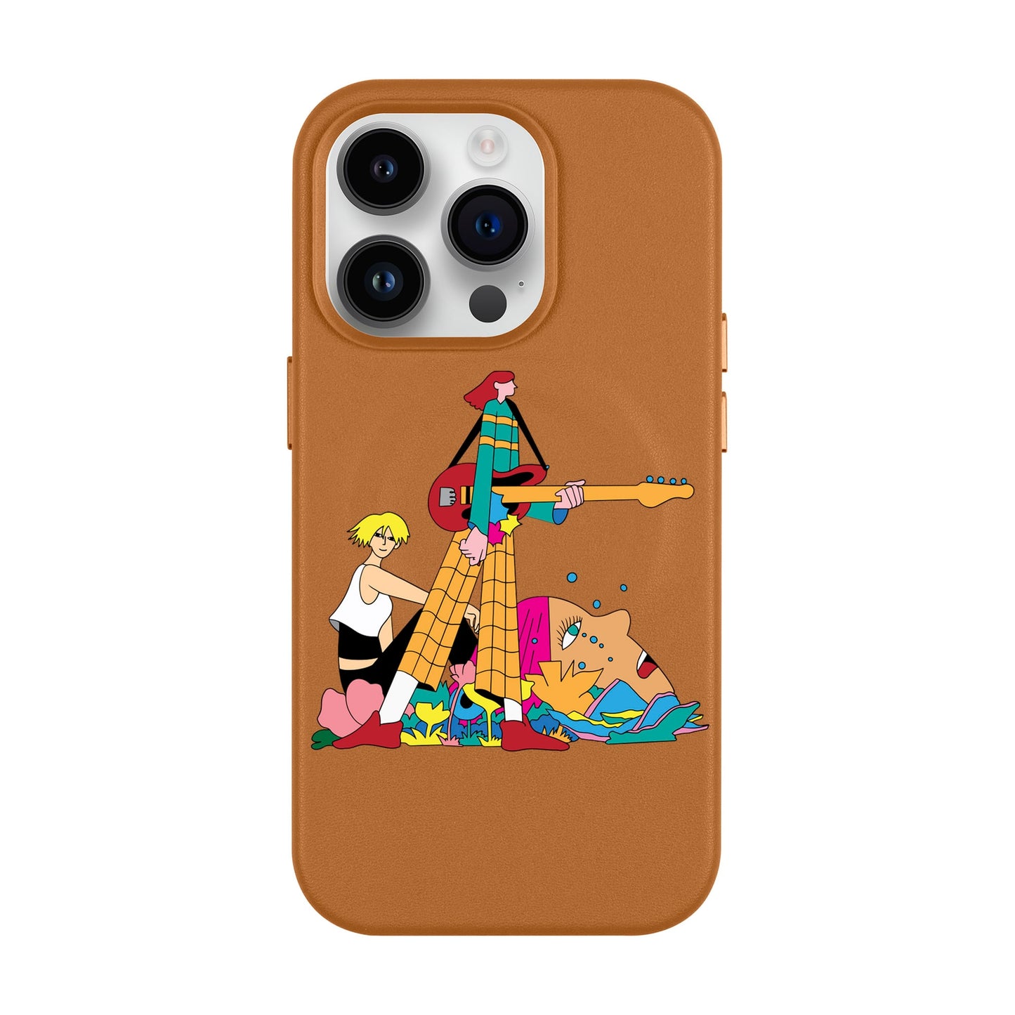 BIRDS OF A FEATHER-Leather Kılıf MagSafe Özellikli - iPhone 14 Pro