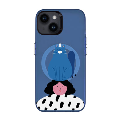 NAUGHTY CAT-iPhone 14 Hold Kılıf MagSafe Özellikli