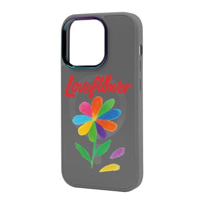 LOVE FLOWER-iPhone 14 Pro Max Vigor Kılıf MagSafe Özellikli