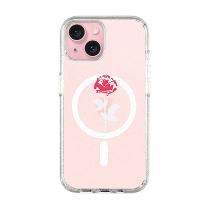 NATUREL ROSE-iPhone 14 Plus Shiny Kılıf MagSafe Özellikli