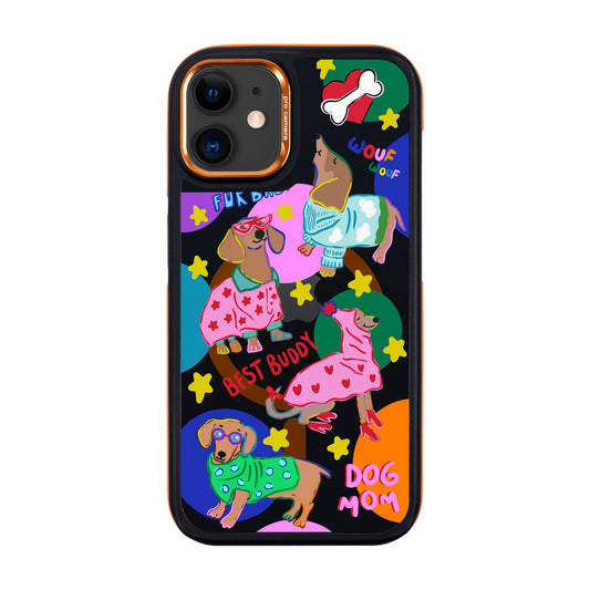 DOG MOM-iPhone 11 Dark Kılıf MagSafe Özellikli
