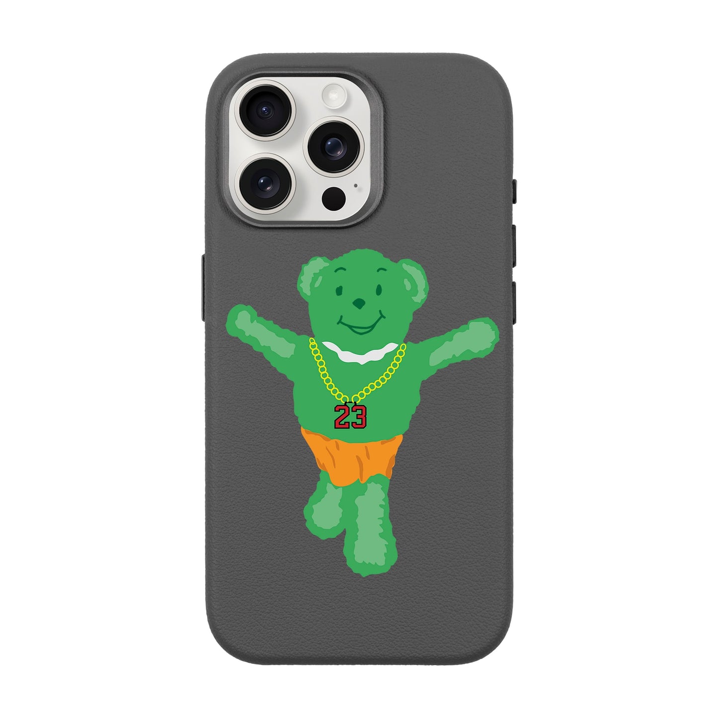 GREEN BEAR-iPhone 15 Pro Max Leather Premium Kılıf MagSafe Özellikli