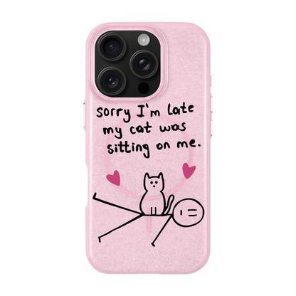 SORRY I'M LATE-iPhone 16 Pro Radiant Kılıf MagSafe Özellikli