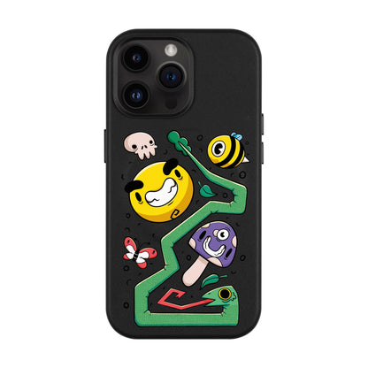 NADUR-iPhone 14 Pro Max Leather Kılıf MagSafe Özellikli