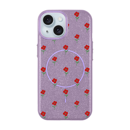 FLOWER POWER-iPhone 15 Plus Radiant Kılıf MagSafe Özellikli