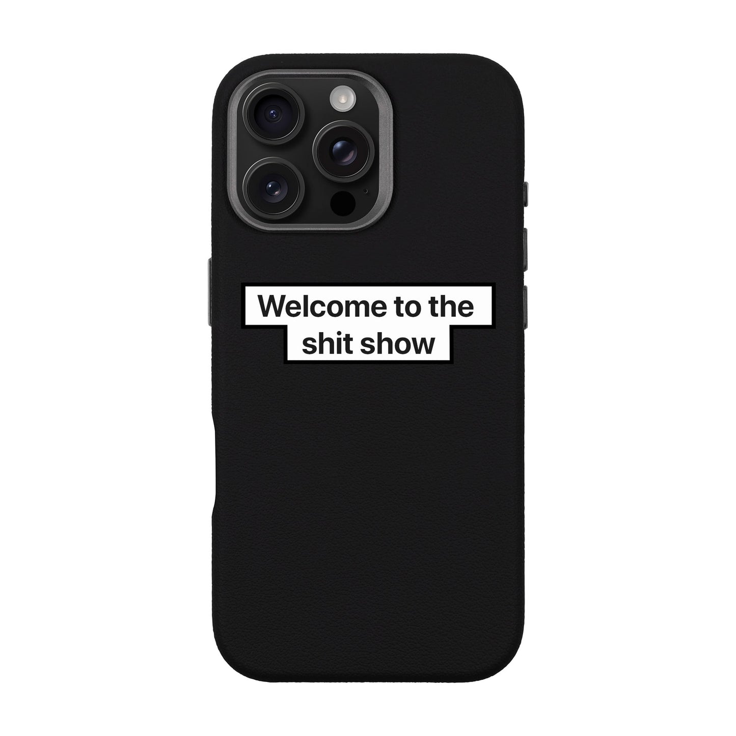 WELCOME-iPhone 16 Pro Max Leather Premium Kılıf MagSafe Özellikli