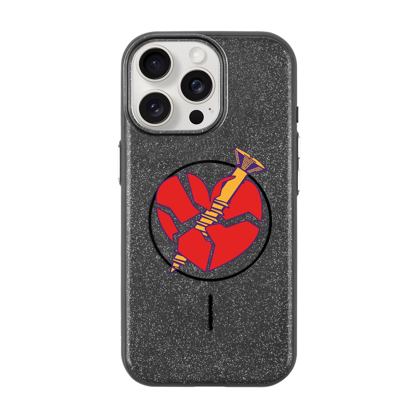 BROKEN HEART-iPhone 15 Pro Max Radiant Kılıf MagSafe Özellikli