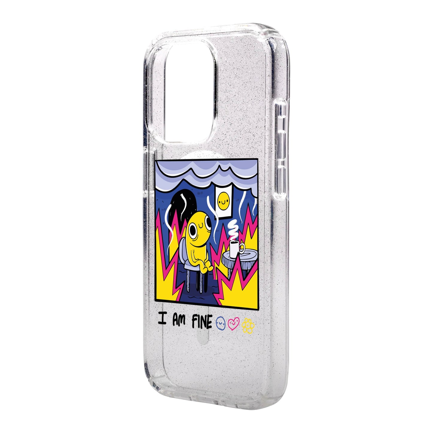 I AM FINE-iPhone 15 Pro Max Shiny Kılıf MagSafe Özellikli