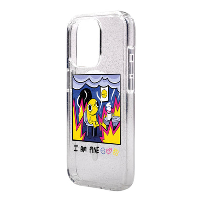 I AM FINE-iPhone 15 Pro Max Shiny Kılıf MagSafe Özellikli