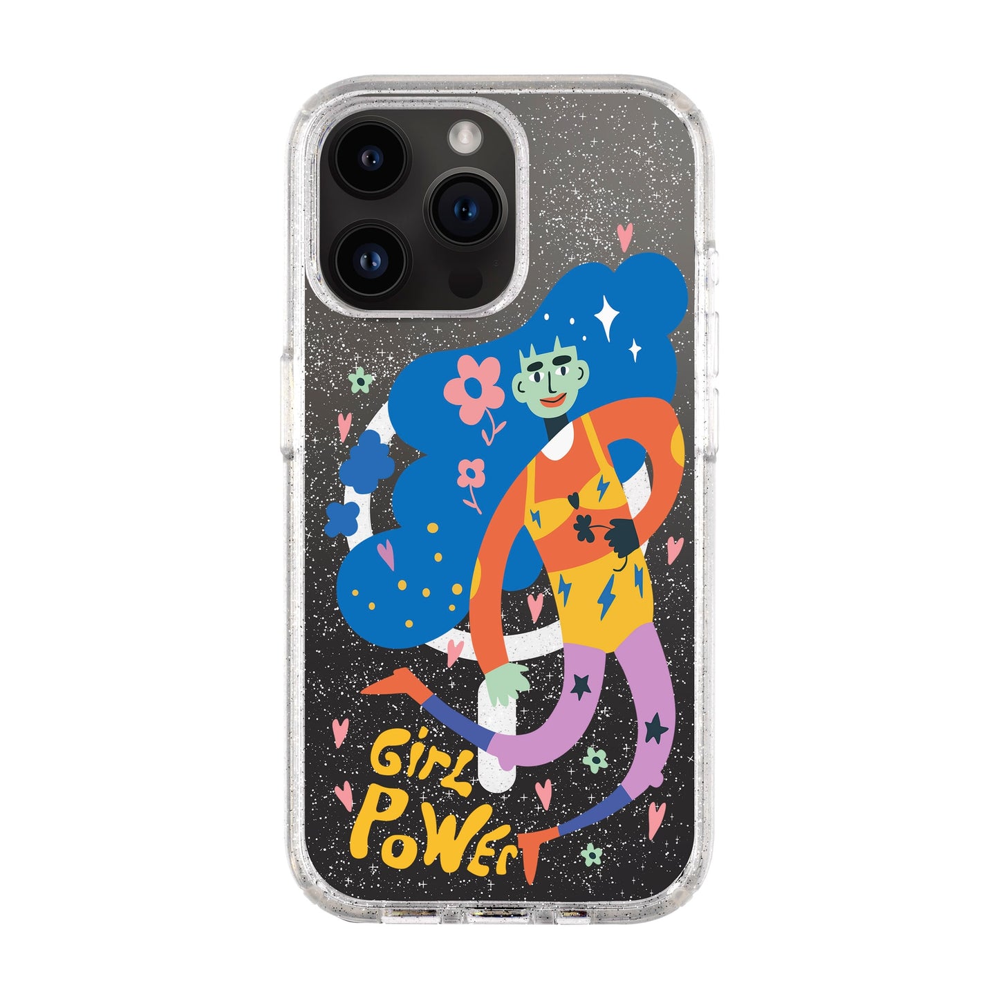 GIRL POWER-iPhone 14 Pro Max Shiny Kılıf MagSafe Özellikli