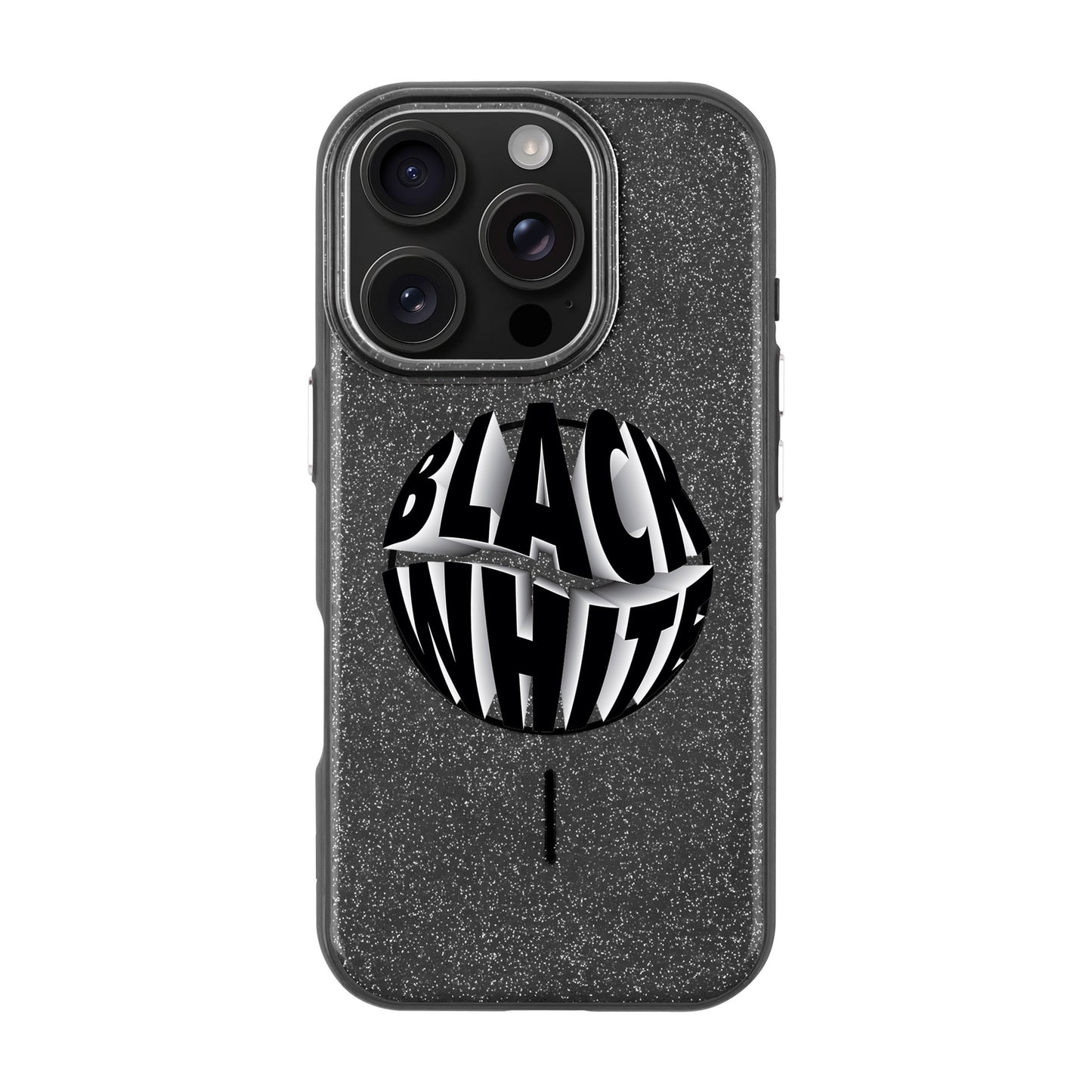BLACK WHITE-iPhone 16 Pro Radiant Kılıf MagSafe Özellikli