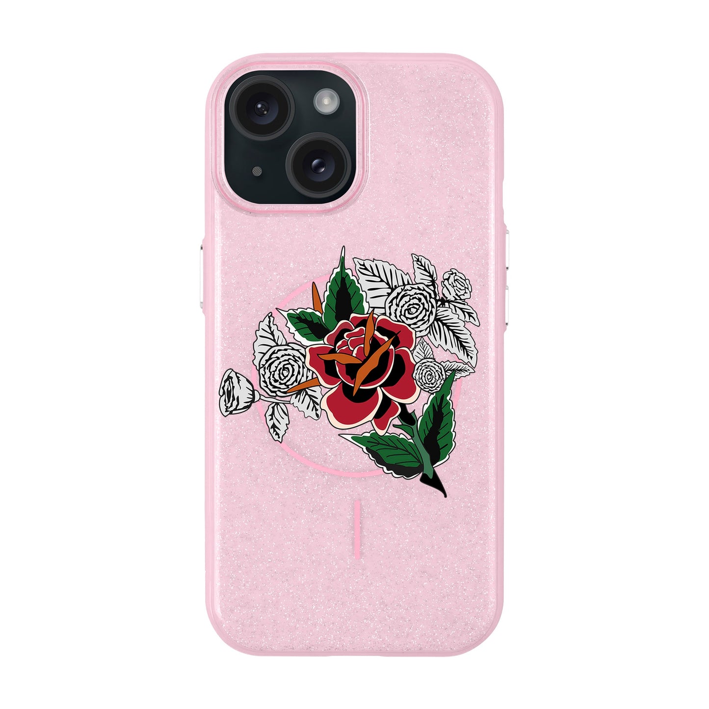DRY ROSE-iPhone 15 Plus Radiant Kılıf MagSafe Özellikli