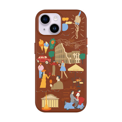 ROMA-Leather Kılıf MagSafe Özellikli - iPhone 13