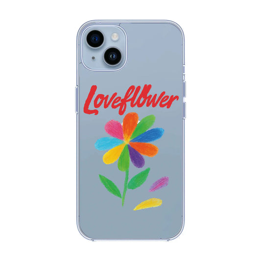 LOVE FLOWER-iPhone 14 Plus Solid Kılıf