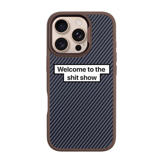 WELCOME-iPhone 16 Pro Plaid Kılıf MagSafe Özellikli