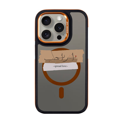 SPREAD LOVE-iPhone 15 Pro Dark Kılıf MagSafe Özellikli