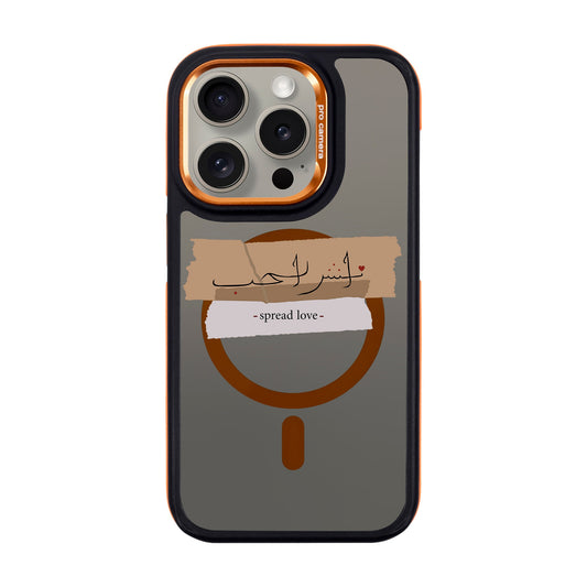 SPREAD LOVE-iPhone 15 Pro Dark Kılıf MagSafe Özellikli