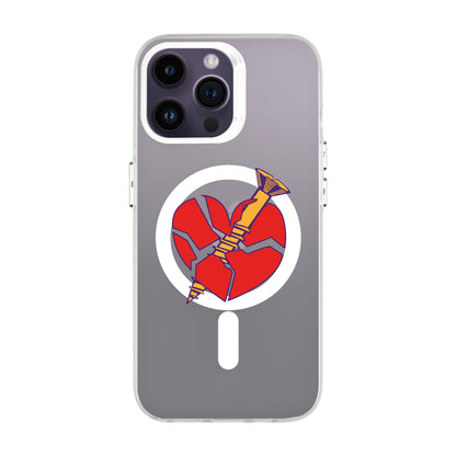 BROKEN HEART-iPhone 14 Pro Max Hold Kılıf MagSafe Özellikli