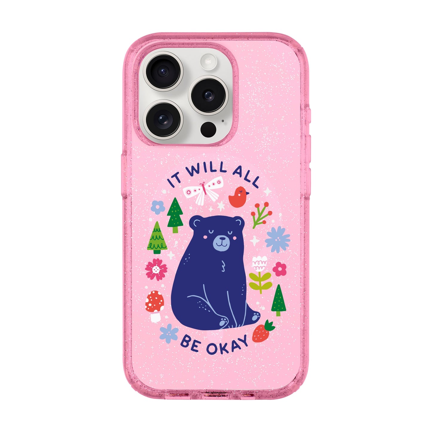 BE OKAY-Shiny Kılıf MagSafe Özellikli - iPhone 15 Pro