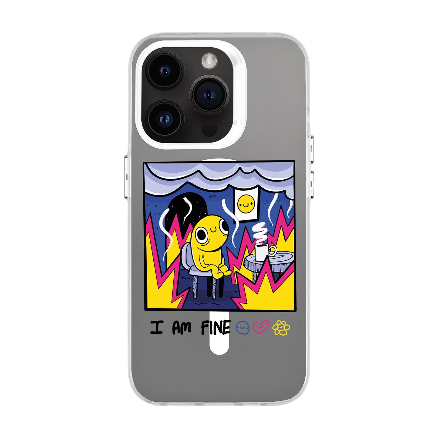 I AM FINE-iPhone 13 Pro Hold Kılıf MagSafe Özellikli